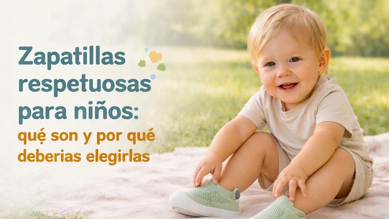 bebé con zapatillas StepyKids