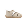 Sandalia Barefoot Titanitos Felix Crema Caramelo