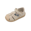 Sandalia Barefoot Titanitos Felix Crema Caramelo