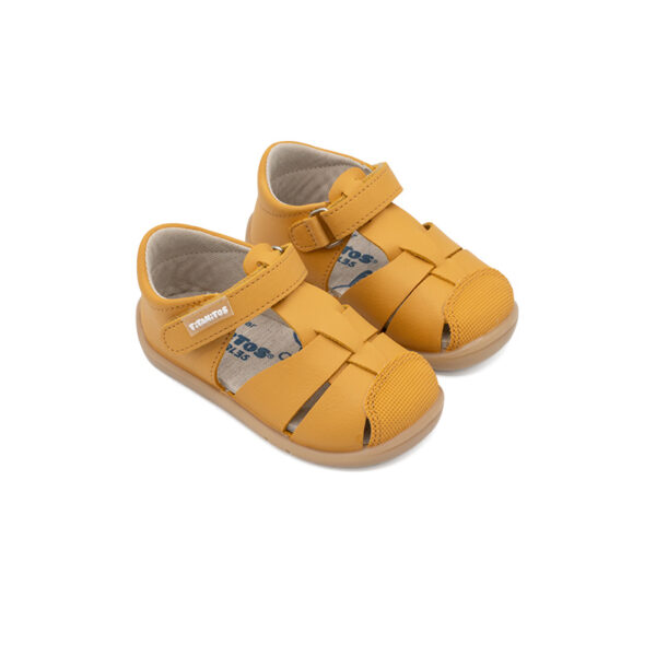 Sandalia Barefoot Titanitos Felix Mostaza