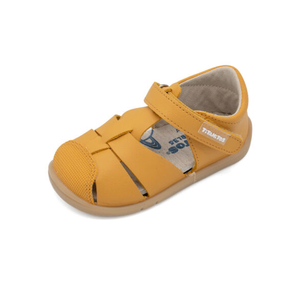 Sandalia Barefoot Titanitos Felix Mostaza