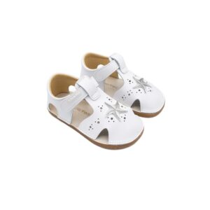 Sandalia Barefoot Titanitos Estrella L560 Plata
